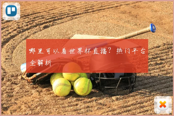 哪里可以看世界杯直播?热门平台全解析